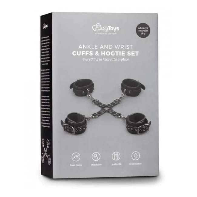 Easy Toys Fetish Hogtie, Ankle & Wrist Cuffs Black - Build & Quality