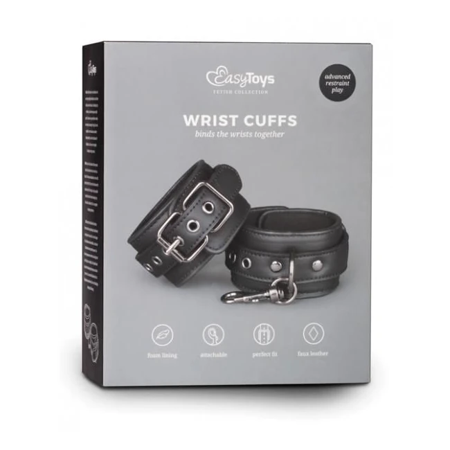 Easy Toys Fetish Wrist Cuffs Black - Build & Quality