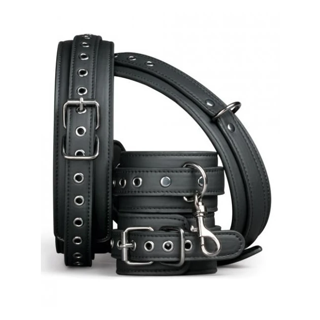 Easy Toys Thigh & Wrist Cuff Restraint Set Black - Build & Quality