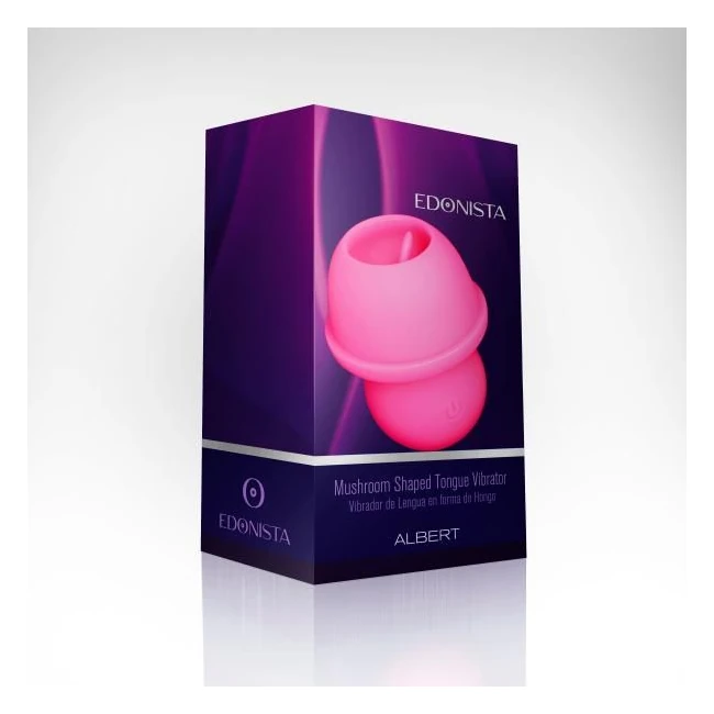 Edonista Albert Mushroom Shaped Tongue Vibrator - Experience the Unique Sensation of the Edonista Albert Mushroom-Shaped Tongue Vibrator