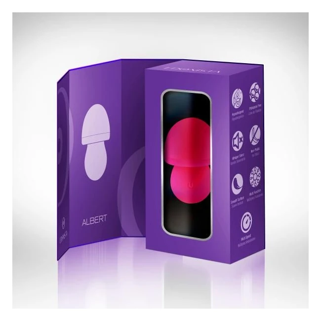 Edonista Albert Mushroom Shaped Tongue Vibrator - How It Feels
