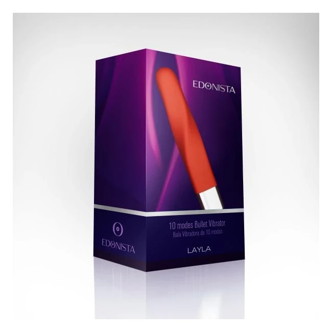 Edonista Layla Twist Bullet Silicone Vibe Red - How It Feels