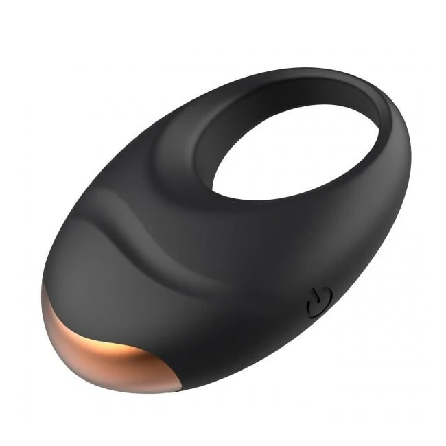 Edonista Luca Vibrating Penis Ring Black - Fabric & Feel
