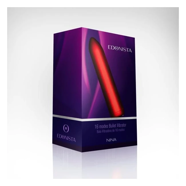 Edonista Nina Bullet Vibrator Red 16 Modes - How It Feels