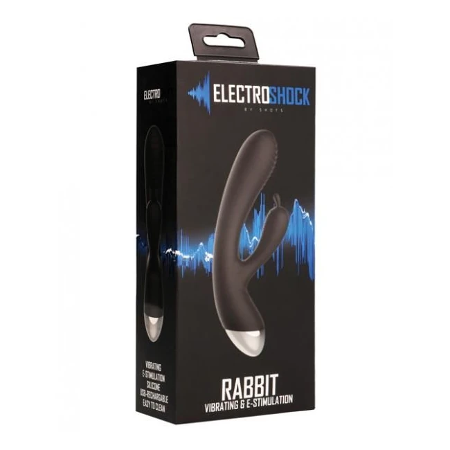 Electroshock E-stimulation Rabbit Vibrator Black - Vibration Modes