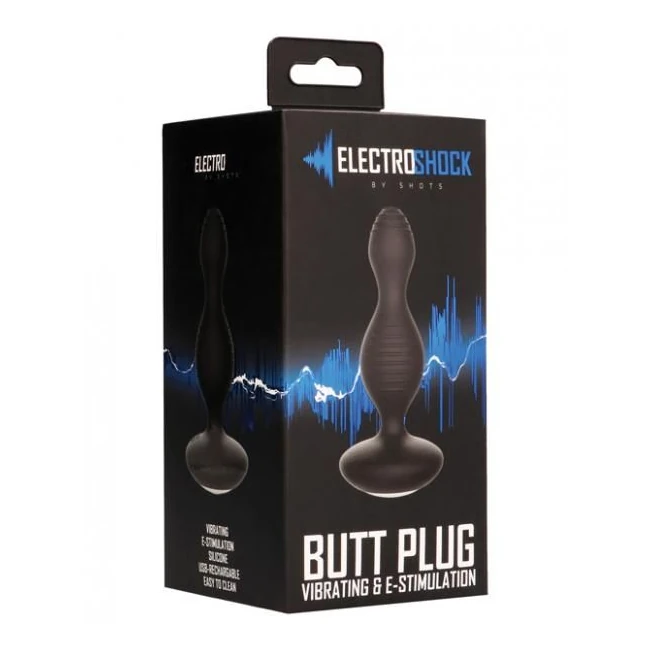 Electroshock E-stimulation Vibrating Butt Plug Black - Material & Safety