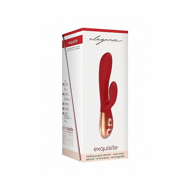 Elegance Exquisite Heating G-spot Vibrator Red - How It Feels