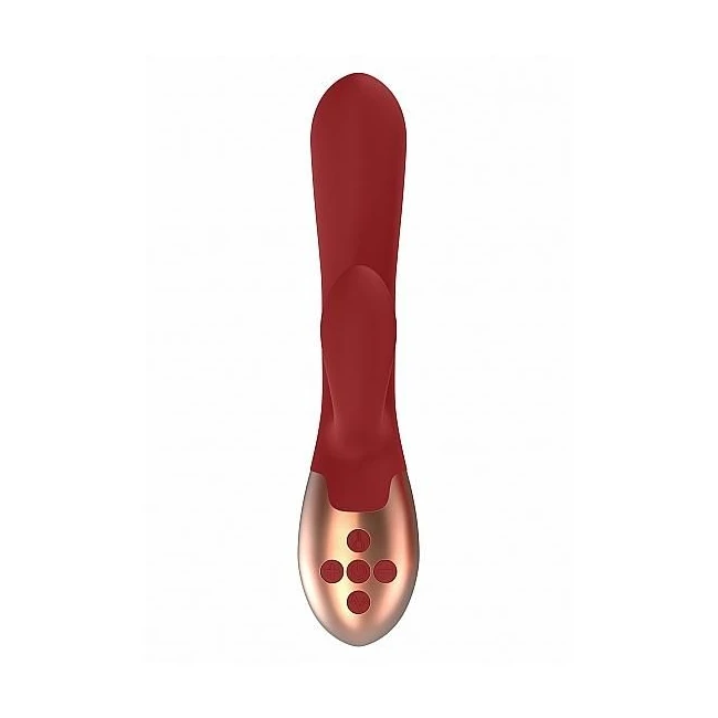 Elegance Exquisite Heating G-spot Vibrator Red - Vibration Modes