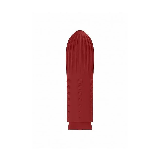 Elegance Lush Turbo Rechargeable Bullet Vibrator Red - Vibration Modes