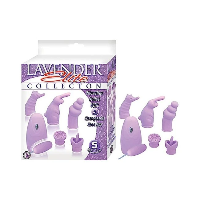 Elite Collection Vibrating Bullet 5 Changeable Sleeves - Purple - How It Feels