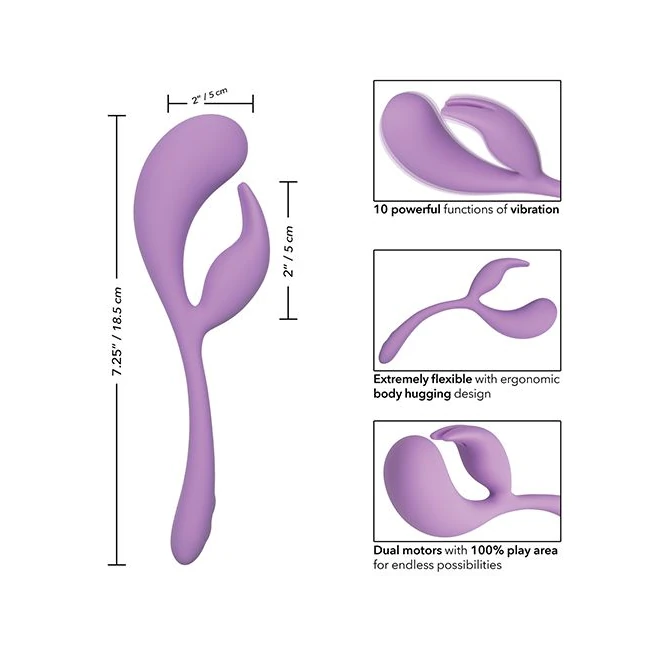 Elle Liquid Silicone Dual Flicker - Specifications