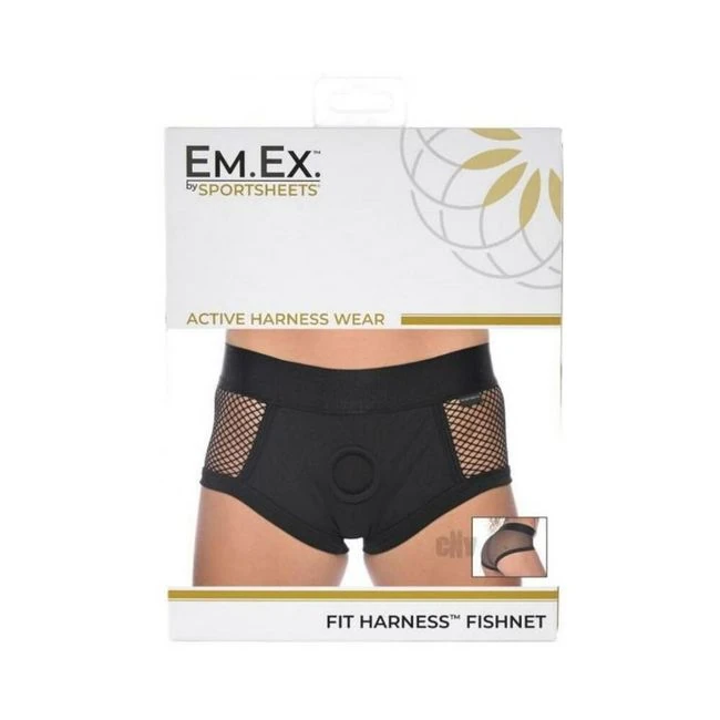 Em Ex Fit Harness Fishnet - Fabric & Feel