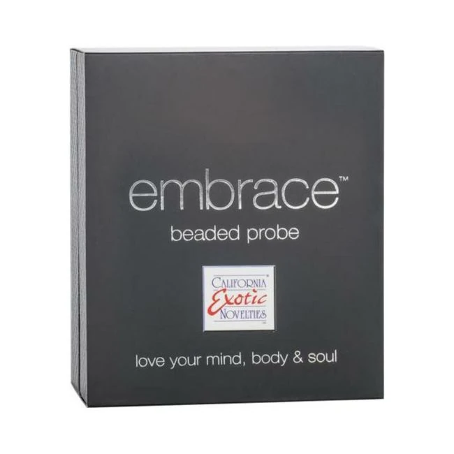 Embrace Beaded Anal Probe Purple - Shape & Comfort