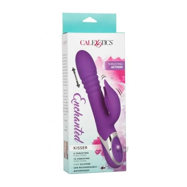 Enchanted Kisser Purple Rabbit Style Vibrator - How It Feels
