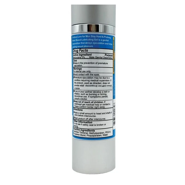 Endless Love for Men Stayhard & Prolong Lubricant 1.7 Oz. - Formula & Feel