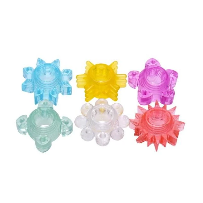 Enhance 6 Piece Cock Ring Set - Overview