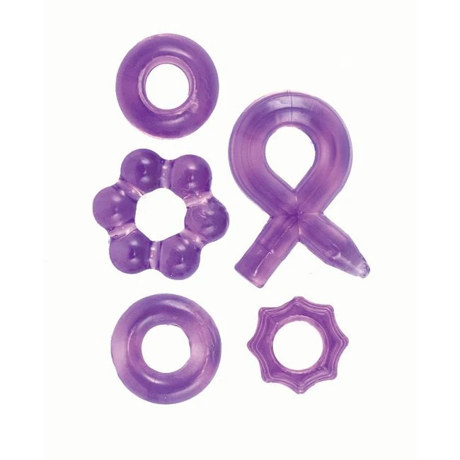 Enhancer 5 Pc Cockring Set - Overview