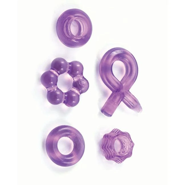 Enhancer 5 Pc Cockring Set - Key Details