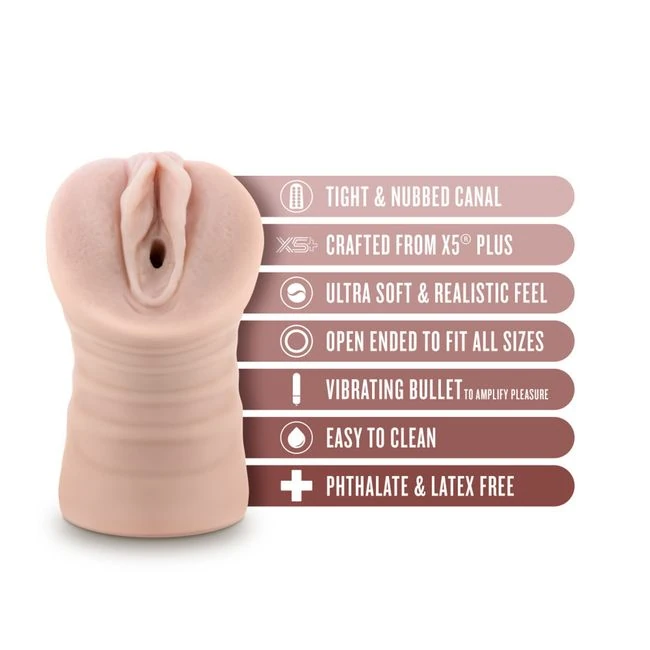 Enlust Ayumi Vibrating Stroker Beige - Experience Unmatched Pleasure with the Enlust Ayumi Vibrating Stroker Beige