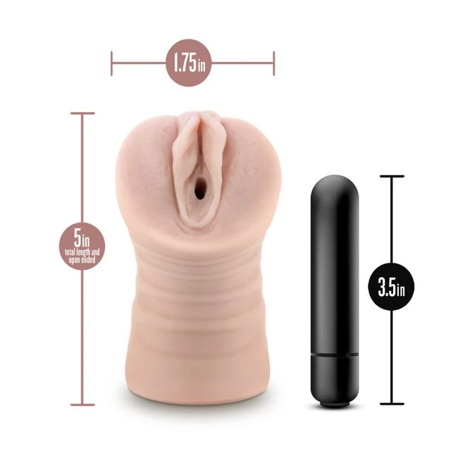 Enlust Ayumi Vibrating Stroker Beige - Power & Performance