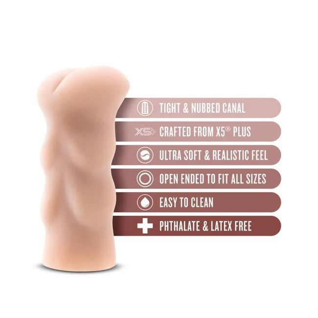 Enlust Cassie Beige - Enlust Cassie Beige Ass Stroker by Blush Novelties