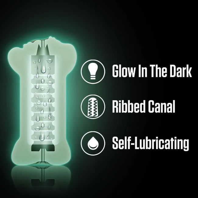 Enlust Tasha Soft & Wet Glow in the Dark Stroker Beige - Internal Texture and Tightness