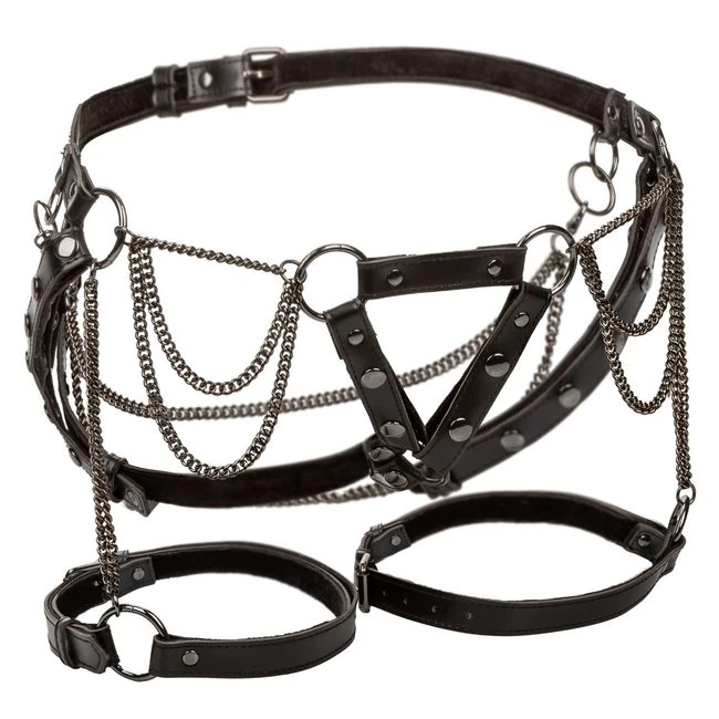 Euphoria Thigh Harness W/ Chains - Embrace Boldness with the Euphoria Thigh Harness W/ Chains
