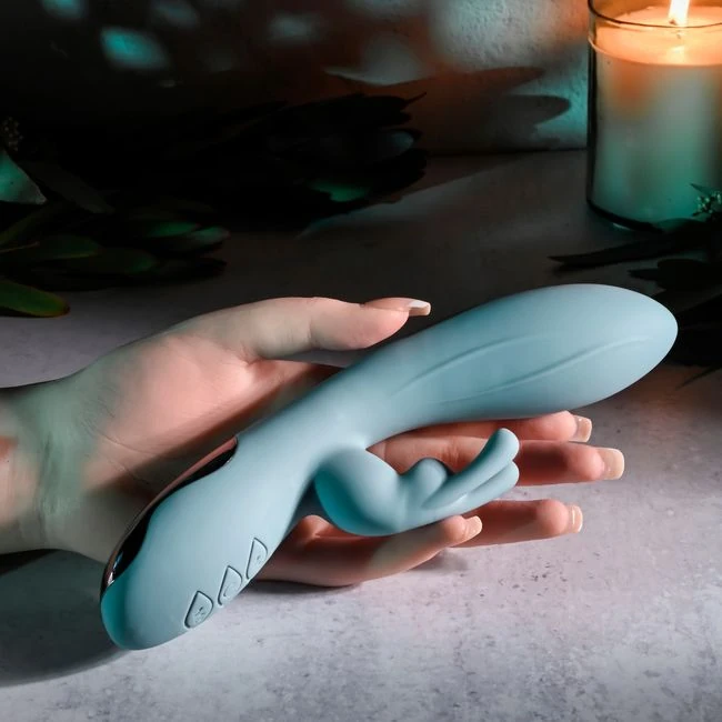 Evolved Boss Bunny - Silicone Shaft With a Textured Ridge Pattern