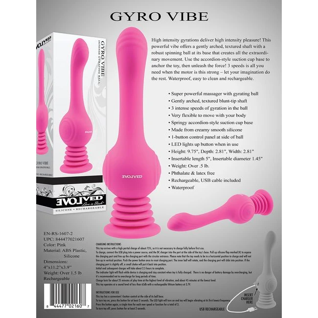 Evolved Gyro Vibe - Vibration Modes & Features