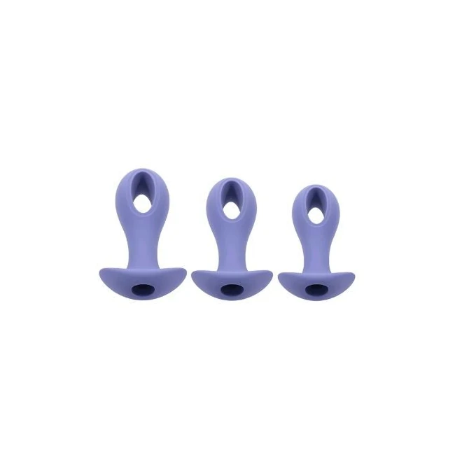 Evolved Hole Punch Plug Set - Oval Plugs with a Hollow Center and Flexible Tip