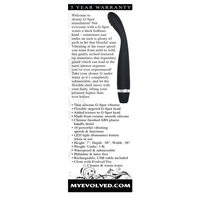 Evolved Skinny G - Vibration Modes and Settings