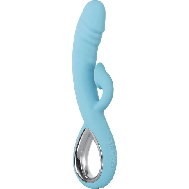 Evolved Triple Infinity Vibrator W/ Suction Blue - How It Feels