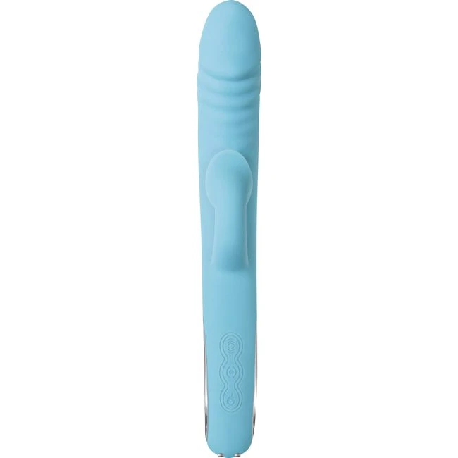 Evolved Triple Infinity Vibrator W/ Suction Blue - Power & Performance