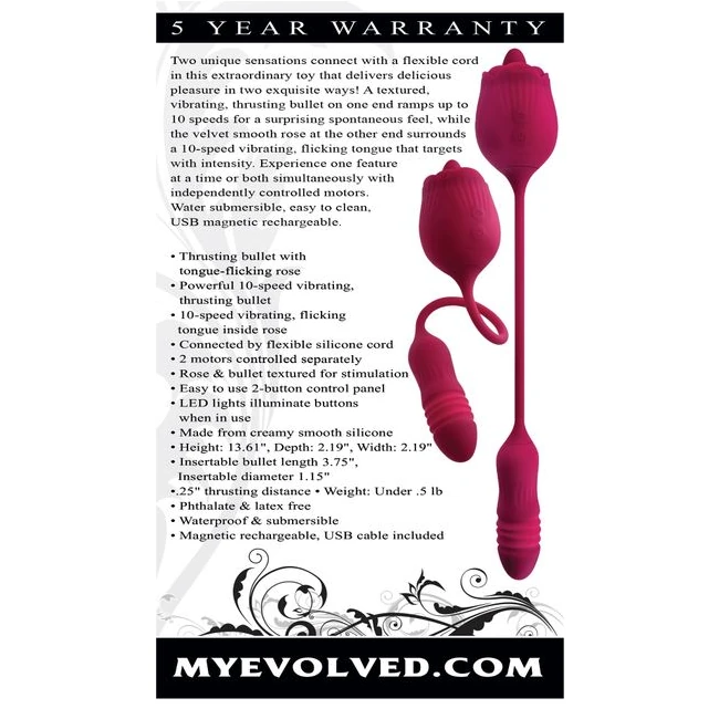 Evolved Wild Rose - Vibration Modes and Features