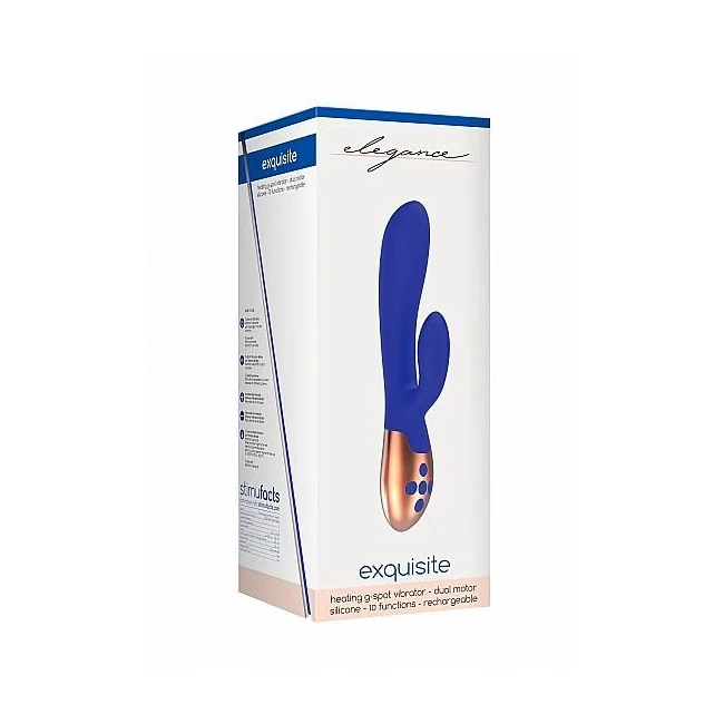 Exquisite Heating G-spot Vibrator Blue - Vibration Modes