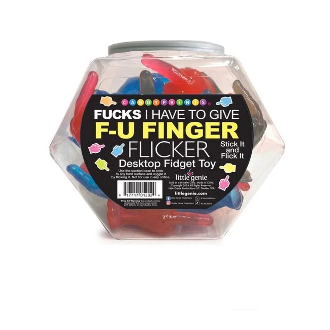 F-U Finger Flicker Fidget Toy Fishbowl 24 pcs - Overview