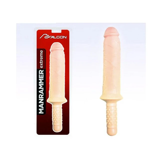 Falcon Manrammer Extreme Beige Dildo - Shape & Texture