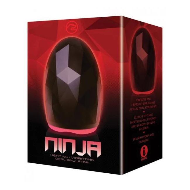 Falcon Ninja Rechargeable Heating Oral Masturbator - Grip & Control