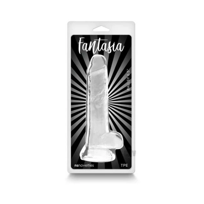 Fantasia Ballsy 6.5 In. Jelly Dildo - Shape & Texture