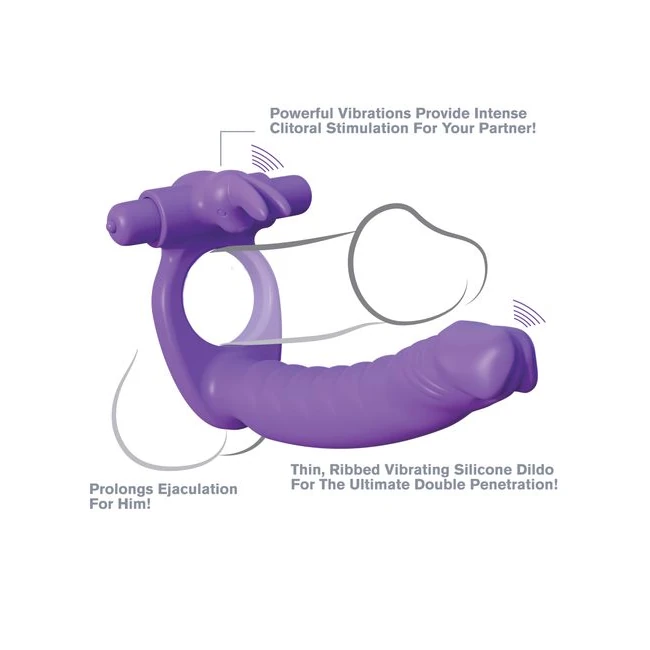 Fantasy C-ringz Double Penetrator Rabbit - Ergonomic Design & Usage