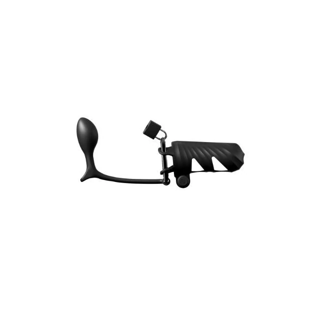 Fantasy C Ringz Vibrating Cock Blocker Blk - Design Details