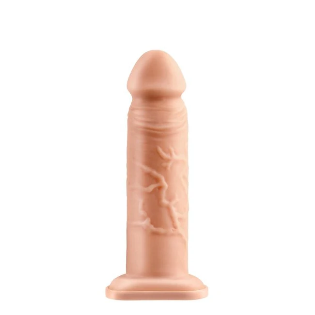 Fantasy X-tensions 8in Silicone Hollow Extension Flesh - Experience Enhanced Pleasure with the Fantasy X-tensions 8in Silicone Hollow Extension