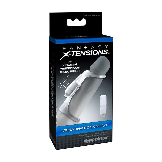 Fantasy X-Tensions Vibrating Cock - A Micro Vibe Built Right Into the Extension