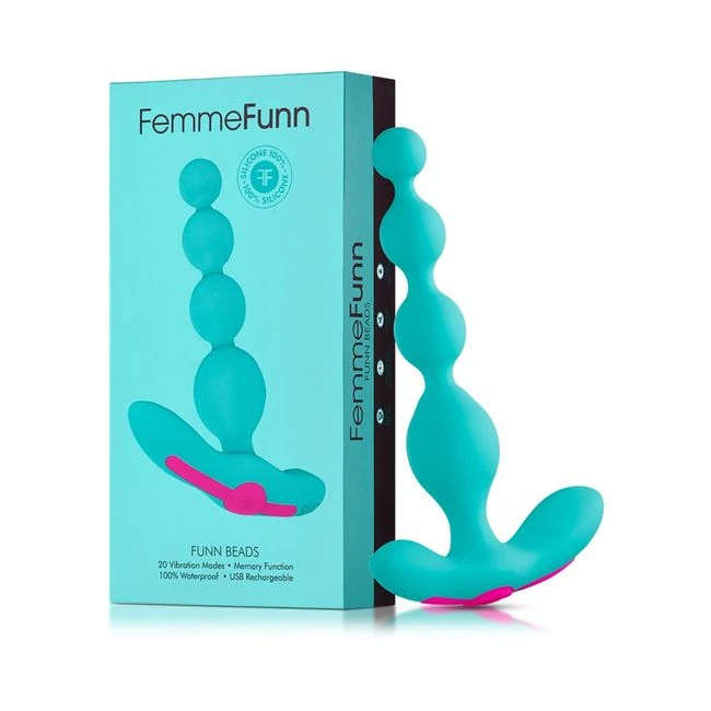 Femmefunn Funn Beads Vibrating Anal Beads Turquoise Blue - What Is the Femmefunn Funn Beads Vibrating Anal Beads Turquoise Blue?