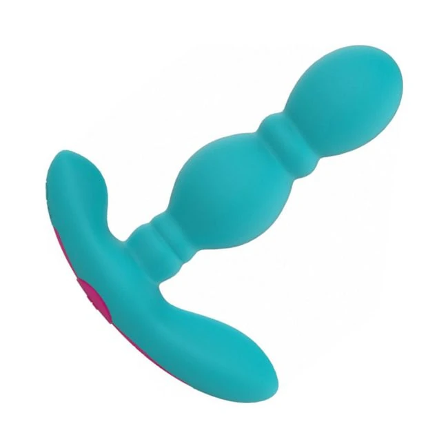 Femmefunn Vibrating Butt Plug Turquoise Blue - Shape & Comfort
