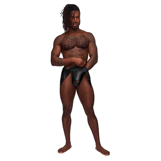 Fetish Eros Black Studded L/xl - Build & Quality