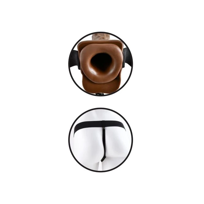 Fetish Fantasy 7 Hollow Strap on W/balls - Available Variations