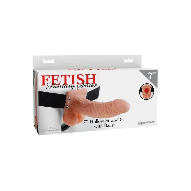 Fetish Fantasy Hollow Strap on Flesh - Shape & Texture