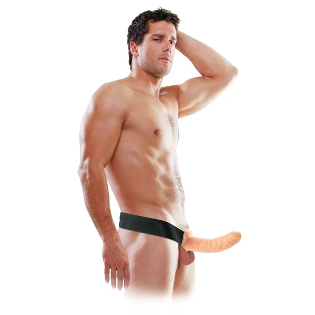 FETISH FANTASY 8IN HOLLOW STRAP ON - Size & Fit