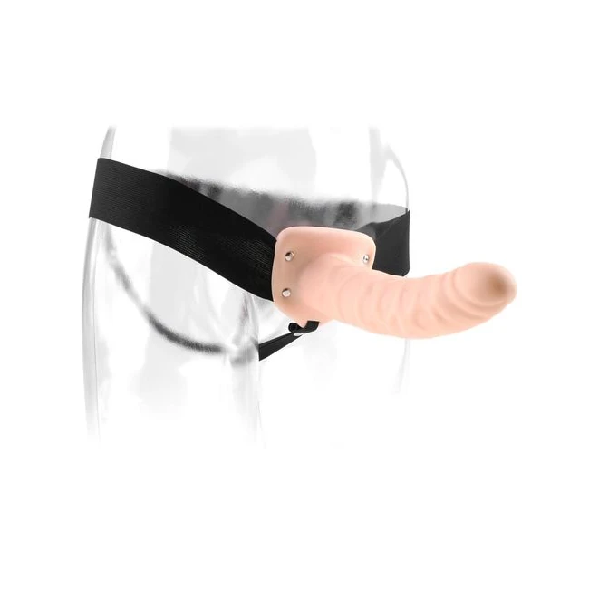 FETISH FANTASY 8IN HOLLOW STRAP ON - Includes